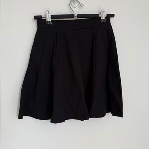 H&M Elegant Black Skater Skirt